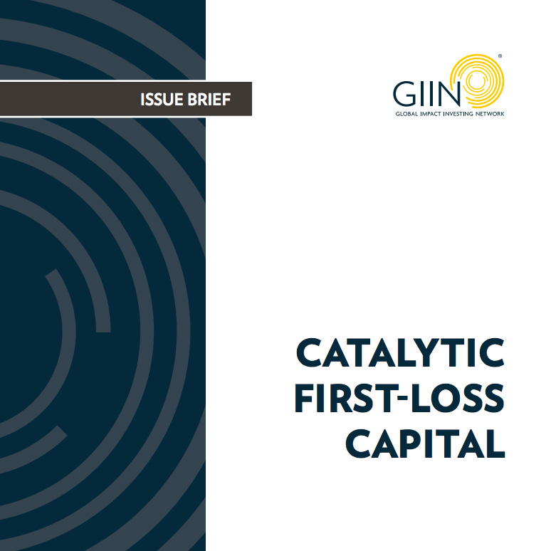Catalytic First-Loss Capital